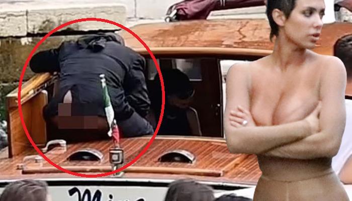 Kanye West ve eşi Bianca Censori teknede! Sosyal medyayı sallayan frikik